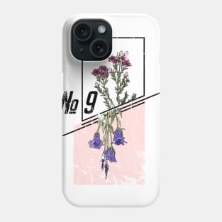 Mid Century Modern Floral Design Phone Case