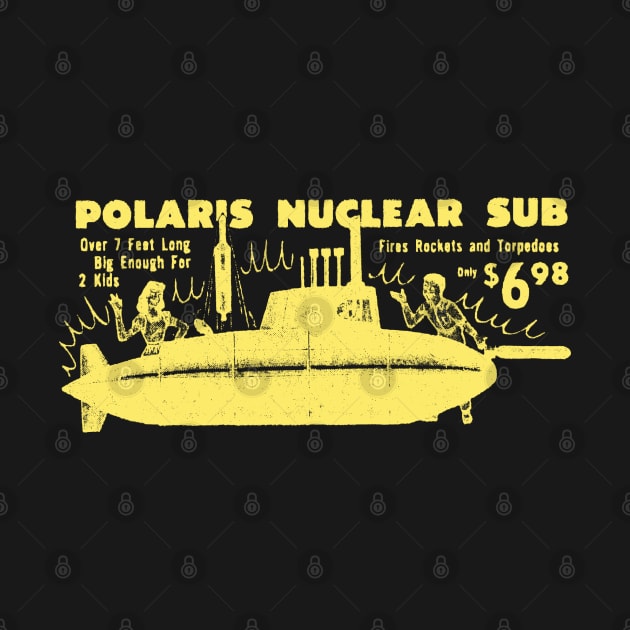 Polaris 'Nuclear Sub' vintage comic book ad by WriterCentral