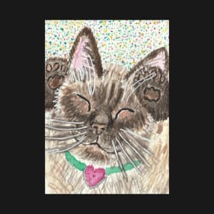 Happy Siamese cat T-Shirt