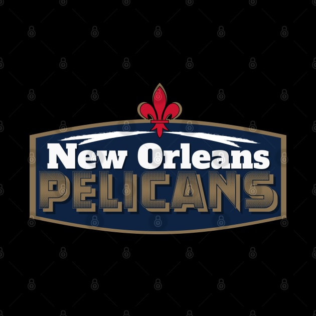 New Orleans Pelicans Basketball by AlGenius