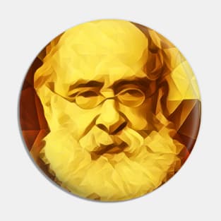 Anthony Trollope Portrait | Anthony Trollope Golden Artwork 15 Pin