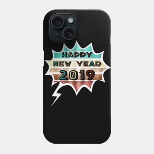 2019 Happy New Year Vintage Retro Phone Case