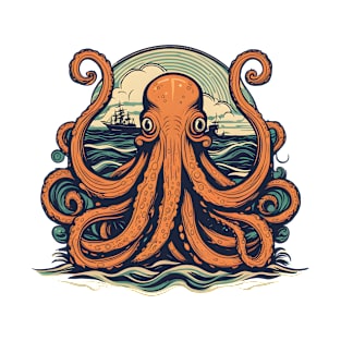 Kraken the monster of sea T-Shirt