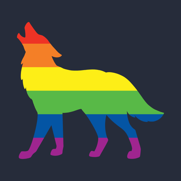 Pride Animals- Gay Wolf by HeckHound