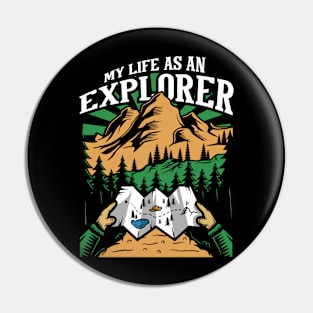 Hiking adventurer Pin