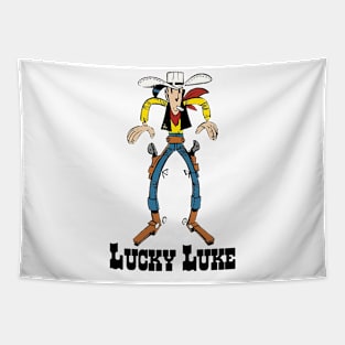 funny comic cowboys Tapestry