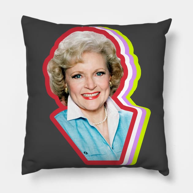 Everybody Loves Betty! Pillow by Xanaduriffic