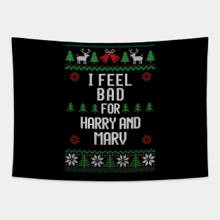I feel bad for Harry and Marv - Home Alone Christmas Tapestry