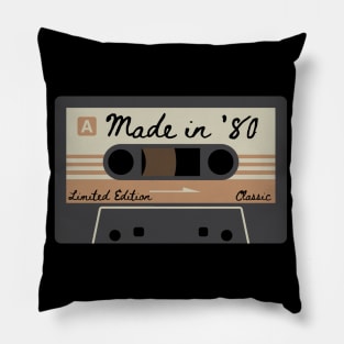 1980 Mixed Tape Limited Edition Classic Pillow