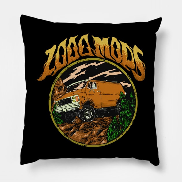 1000 mods Pillow by grimmfrost