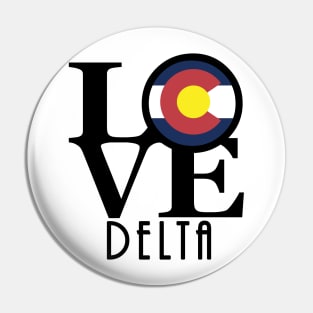 LOVE Delta Colorado Pin