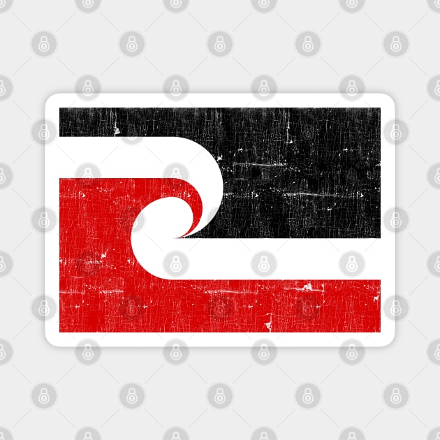 Tino Rangatiratanga Māori Flag Magnet by DankFutura