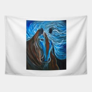 Blue in Motion Tapestry