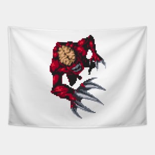 Resident Evil Licker Pixel Art Tapestry