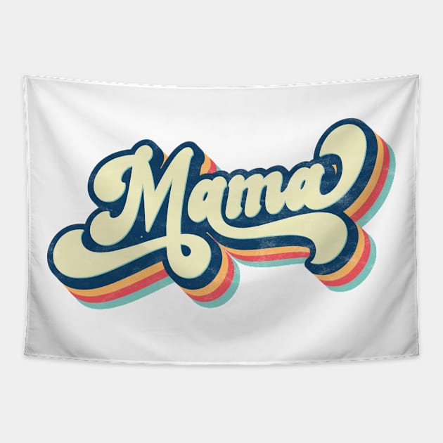 Mama Retro	Livin that Crazy Mom Life Tapestry by uncommontee