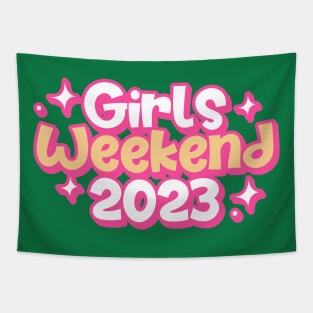 Girls Weekend 2023 Trip Original Tapestry