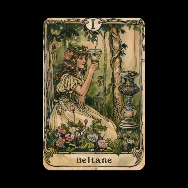 Beltane Tarot Card by Of Smoke & Soil