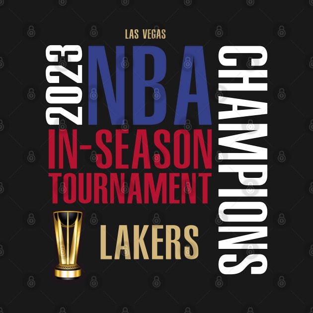 NBA In-Season champs 2023 by Buff Geeks Art