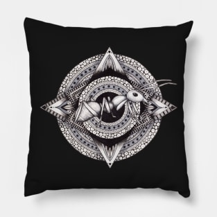 Ant Mandala Pillow