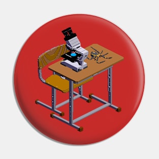 School Desk Pin