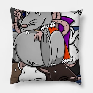 The Rat King Pillow