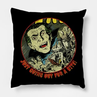 Halloween Vampire / Going Out For A Bite! Pillow