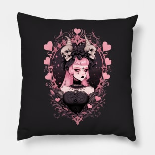 Goth Queen Pillow