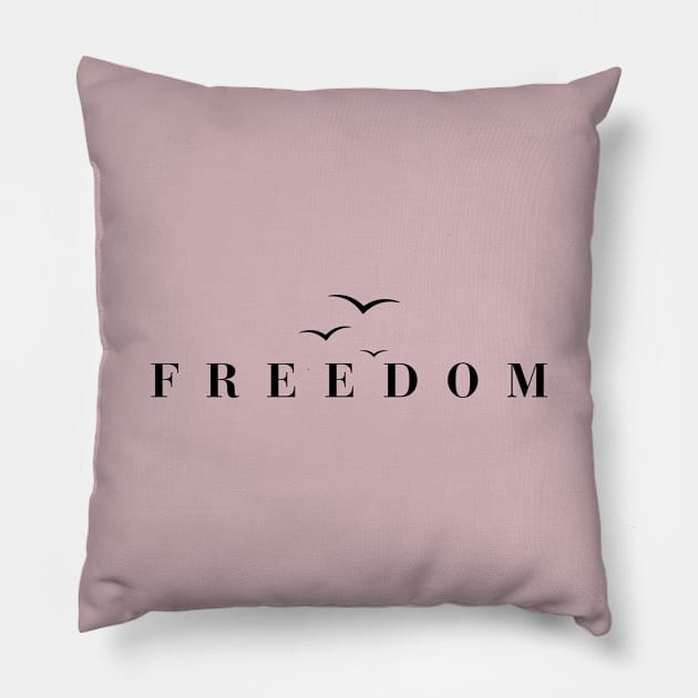 Freedom for All Pillow by Reaisha