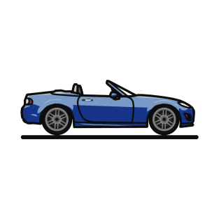 Blue Mazda Miata MX-5 NC (Mk3) T-Shirt