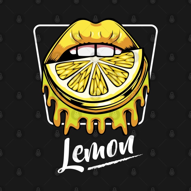 Lemon - Cool Fruity Mouth Yellow Fruit Refreshment by Lumio Gifts