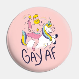 Gay AF Pin