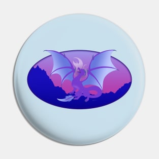 Violet Dragon Pin