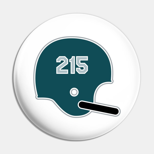 Philadelphia Eagles 215 Helmet Pin by Rad Love