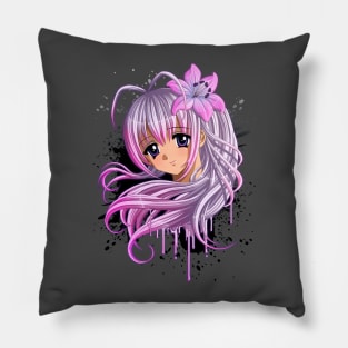 Cute Anime Girl Pillow