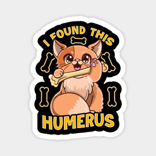 Cute Kitten I Found This Humerus Funny Cat Pun Magnet