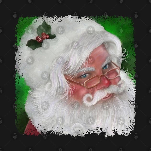 Cute Traditional Classic Christmas Santa Claus by egcreations