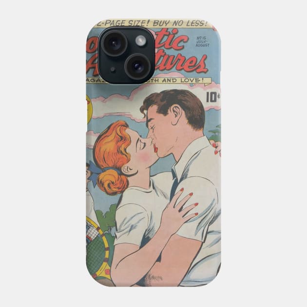 Vintage "Romantic Adventures" Cover Phone Case by Slightly Unhinged