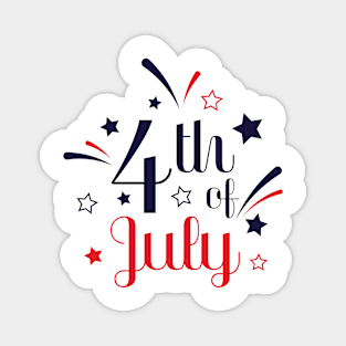 4th of July Magnet