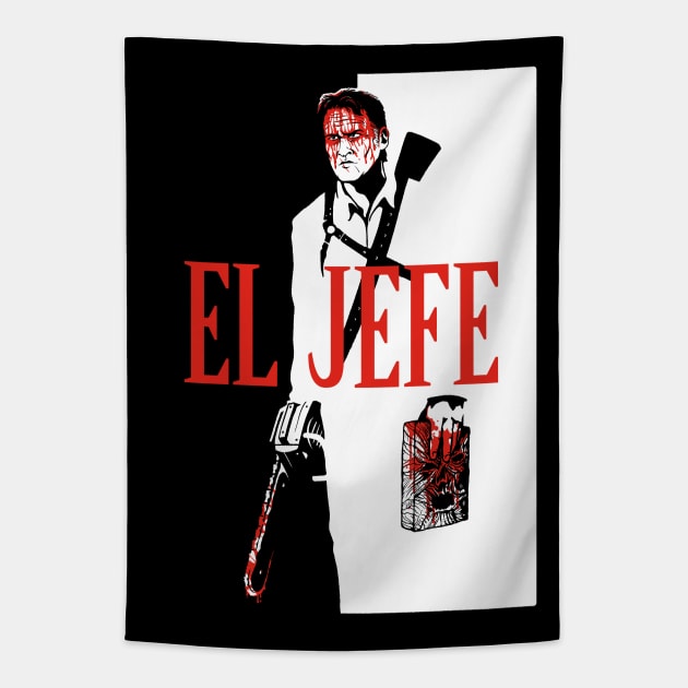 El Jefe Tapestry by Getsousa