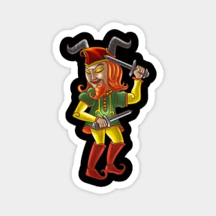 Trickster of the Norse Gods: Viking God Loki Design Magnet