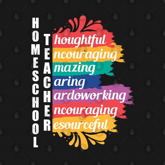 Homeschool Teacher Appreciation Mom Quote by USProudness