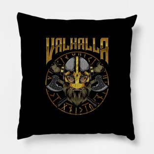 Valhalla Viking Warrior - Nordic God Odin Gift Pillow