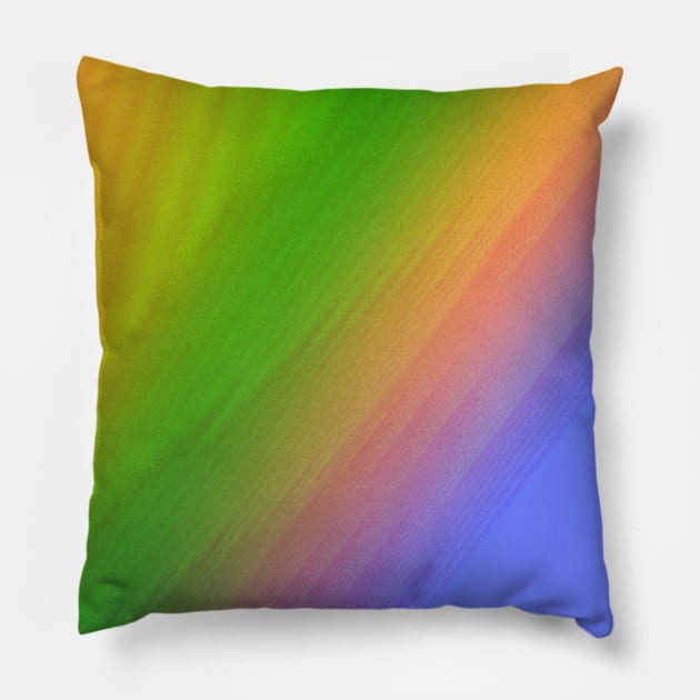 green yellow orange abstract texture pattern background Pillow by Artistic_st