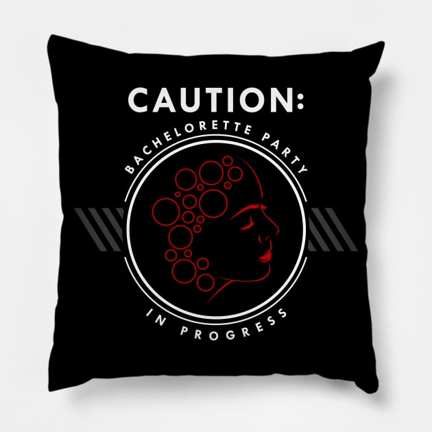 bachelorette party in progress Pillow by Markus Schnabel