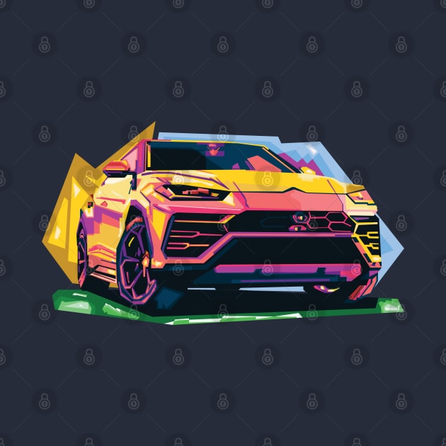 Lamborghini Urus WPAP by Shuriken