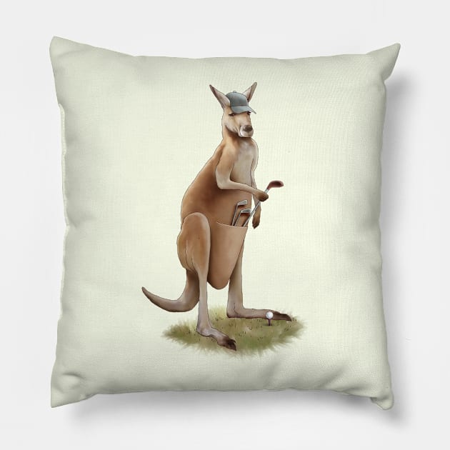 A Gift For Golfers Pillow by ADAMLAWLESS