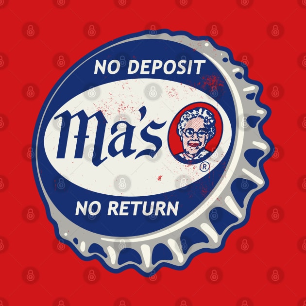 Vintage Ma's Soda Bottlecap by StudioPM71