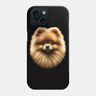 Pomeranian Perfection: Exquisite Detailed Face Design Phone Case