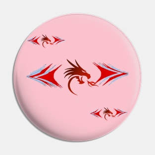 Dragon art Design Pin