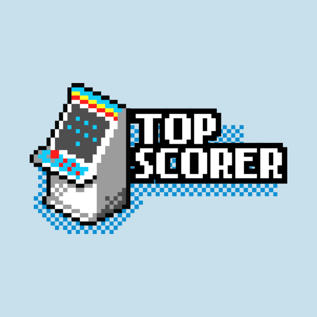 Pixel top scorer arcade by artlahdesigns